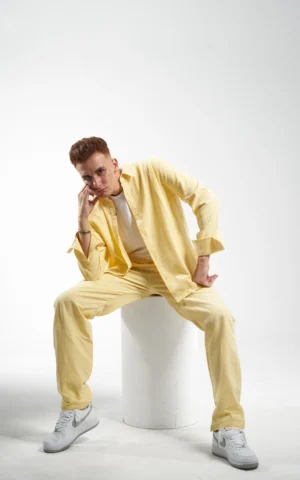 Èlevè ChillVibe Linen Set - Yellow