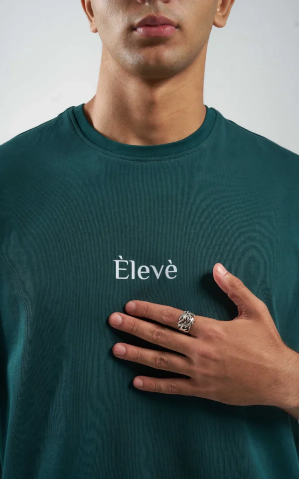 Èlevè ChillVibe Oversized Tee - Petroleum - Image 3