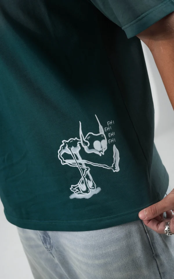 Èlevè ChillVibe Oversized Tee - Petroleum - Image 5