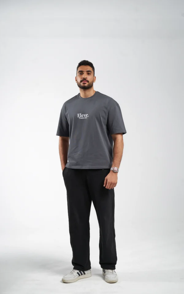 Èlevè ChillVibe Oversized Tee - Gray - Image 2