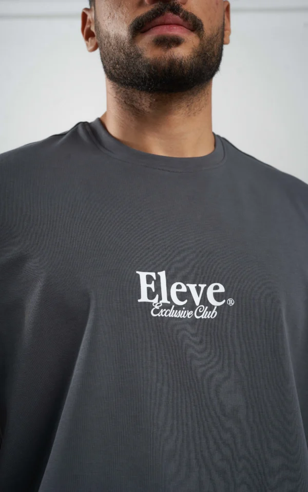 Èlevè ChillVibe Oversized Tee - Gray - Image 3