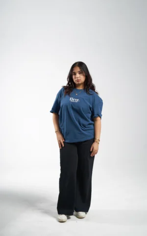 Èlevè ChillVibe Oversized Tee - Aegean