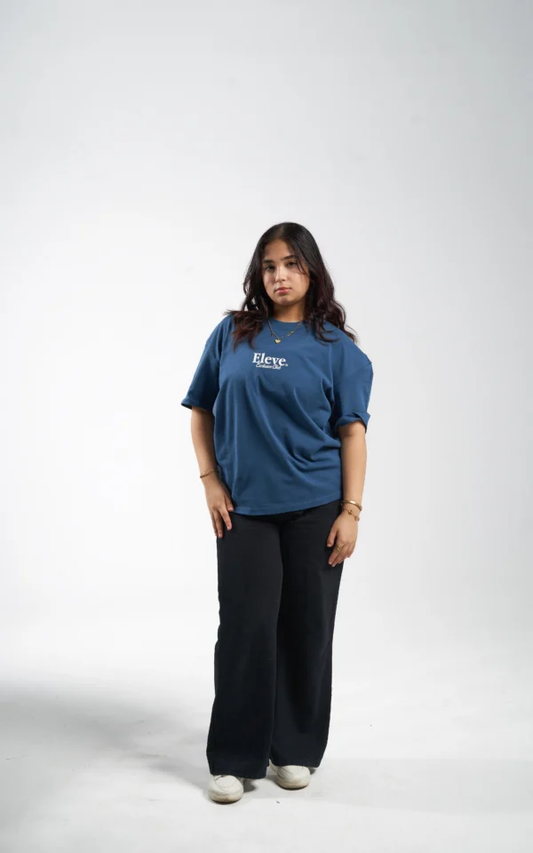 Èlevè ChillVibe Oversized Tee - Aegean