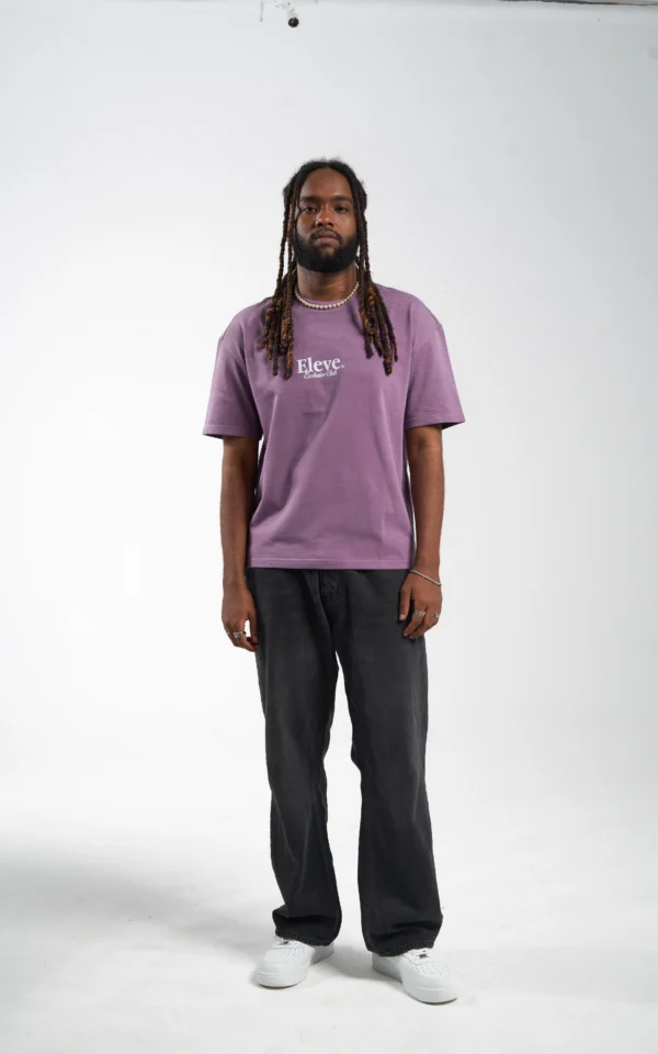 Èlevè ChillVibe Oversized Tee - Lavender - Image 2
