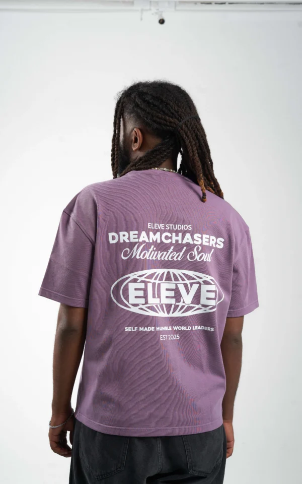 Èlevè ChillVibe Oversized Tee - Lavender - Image 4