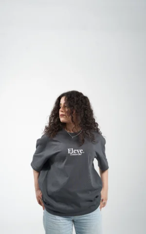 Èlevè ChillVibe Oversized Tee - Gray