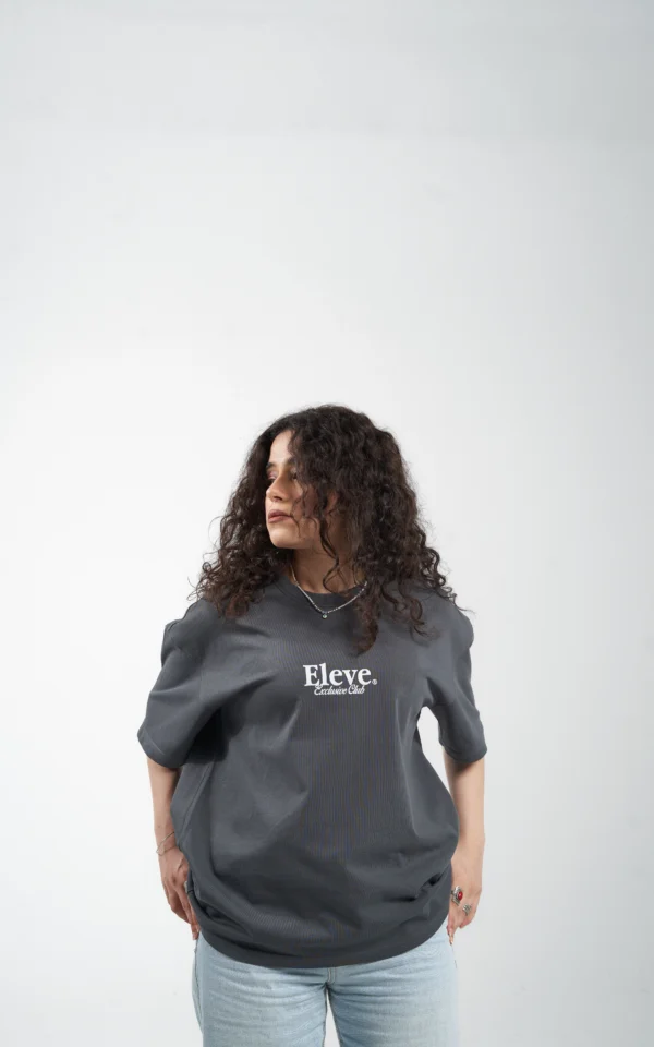 Èlevè ChillVibe Oversized Tee - Gray